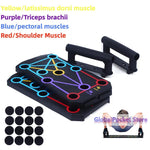 [TG823]1 Set Multifunctional Thicken Push Up Board Fitness Muscle Home Gym Push Up 20 Holes Push Up Stand