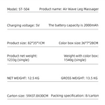 Air Compression Recovery System, Professional Sequential Training Device, Foot Leg Recovery Boots for Improved Circulation